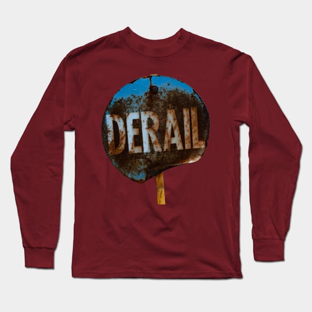 Derail Blues Long Sleeve T-Shirt by Enzwell